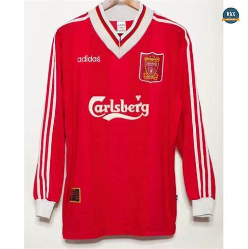 Max Maillot Retro 1995-96 Liverpool Domicile Manche Longue