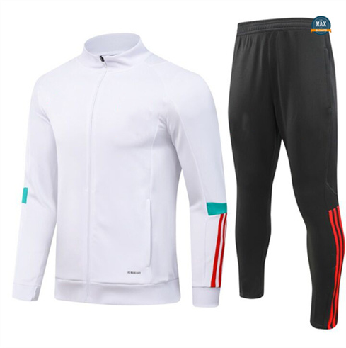 Soldes Max Veste Survetement Enfant Manchester United 2024/25 Blanc pas cher fiable