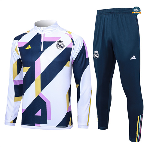 Acheter Max Survetement Enfant Real Madrid 2024/25 Blanc pas cher fiable