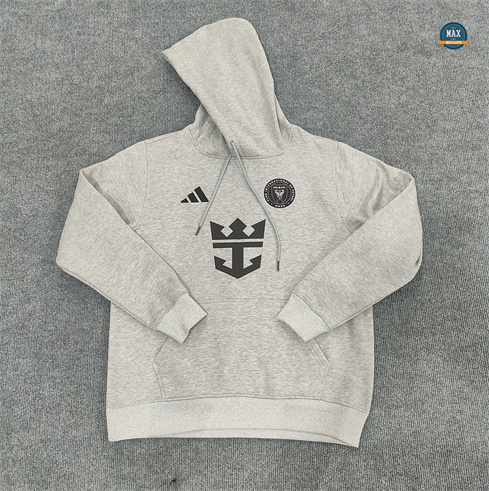 Marque Max Sweat A Capuche Inter Miami 2024/25 gris pas cher fiable