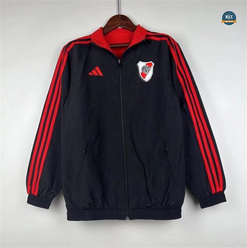 Soldes Max Réversible Coupe vent River Plate 2024/25 noir pas cher fiable