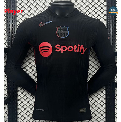 Max Maillots Player Version 2024/25 Barcelone Exterieur Manche Longue