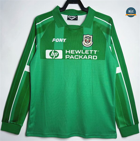Max Maillots Retro 1997-99 Tottenham Hotspur Gardien de but Manche Longue Vert