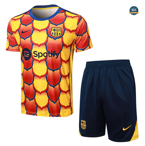 Achetés Maillot Training Barcelone + Short 2024/25 Jaune