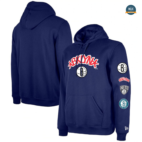 Max Maillot Sweatshirt à capuche Brooklyn Nets 2024 - City