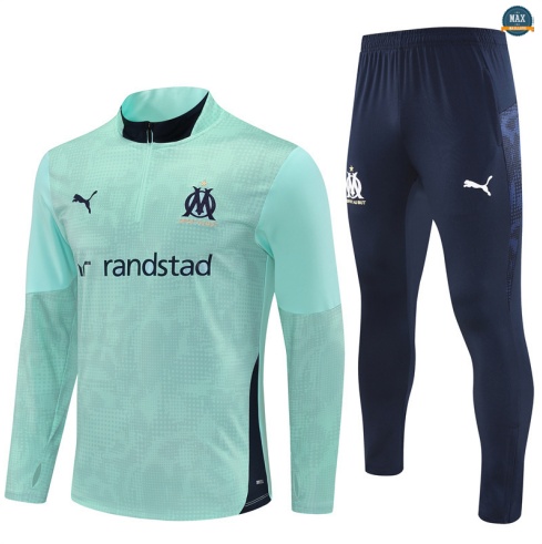 Maxmaillots Survetement Marseille 2025/26 Bleu Pas Chere