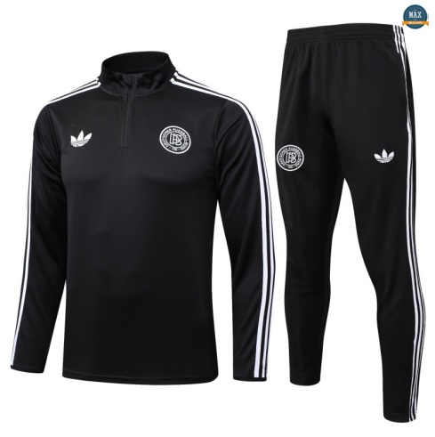 Maxmaillots Survetement Allemagne 2025/26 Noir personnalisé
