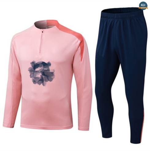 Maxmaillots Survetement Barcelone 2025/26 Rose/Bleu Pas Cher