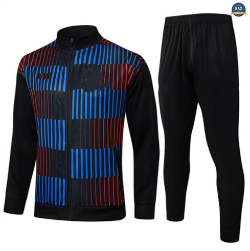 Maxmaillots Veste Survetement Barcelone 2025/26 Noir/Rouge discout