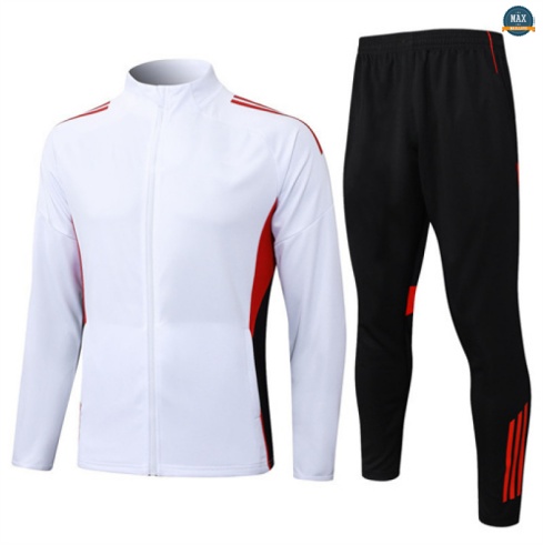 Maxmaillots Veste Survetement Bayern Munich 2025/26 Blanc/Rouge/Noir discout