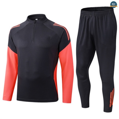 Maxmaillots Survetement Bayern Munich 2025/26 Noir/Orange/Rouge discout