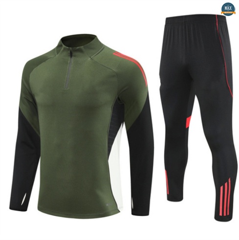 Maxmaillots Survetement Bayern Munich 2025/26 Vert/Noir/Rouge Pas Cher