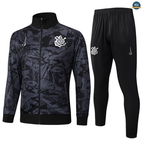 Maxmaillots Veste Survetement Corinthiens 2025/26 Noir Online
