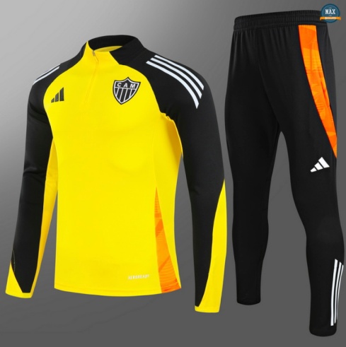 Maxmaillots Survetement Enfant Atletico Mineiro 2025/26 Jaune/Noir/Orange Pas Cher