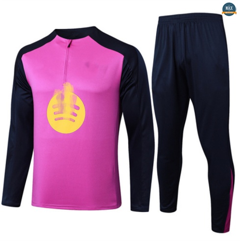 Maxmaillots Survetement Enfant Barcelone 2025/26 Violet/Bleu Marine Online