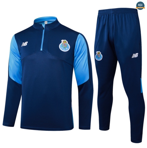 Maxmaillots Survetement FC Porto 2025/26 Bleu Marine/Bleu discout