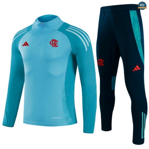 Maxmaillots Survetement Flamengo 2025/26 Bleu/Bleu Marine Pas Cher