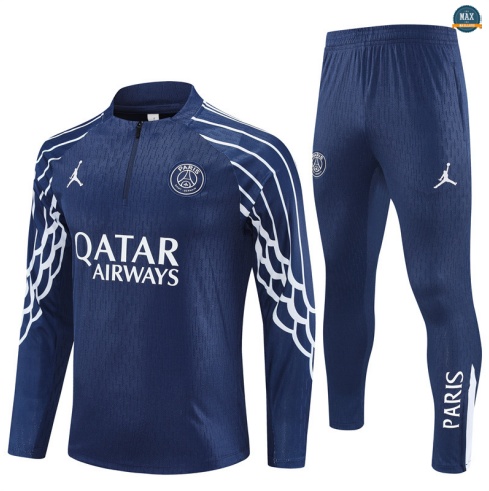Maxmaillots Survetement PSG 2025/26 Bleu Marine/欧冠版 Pas Chere