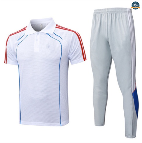 Maxmaillots Training Polo Bayern Munich 2025/26 Blanc/Rouge/Bleu Pas chèr
