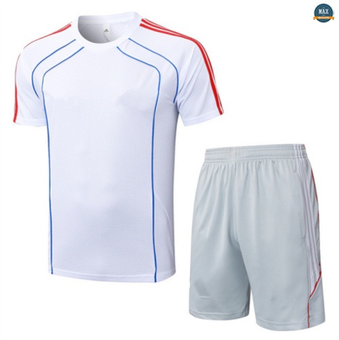 Maxmaillots Training Bayern Munich + Short 2025/26 Blanc/Gris/Rouge Online