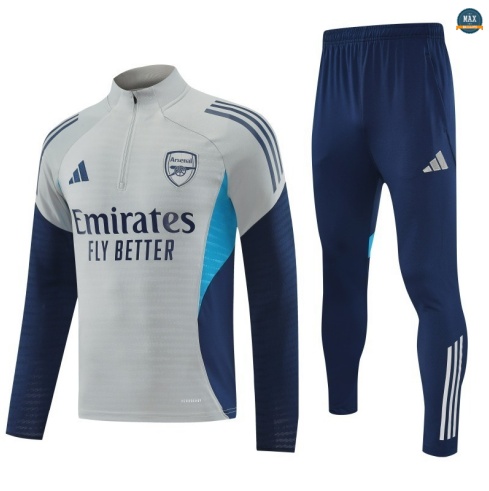 Achat Max Survetement Arsenal 2025/26 Gris/Bleu Marine/bleu/Bleu