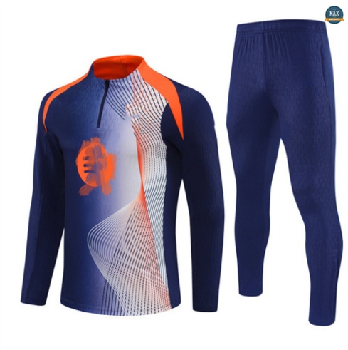 Vendre Max Survetement Barcelone 2025/26 Bleu/Orange