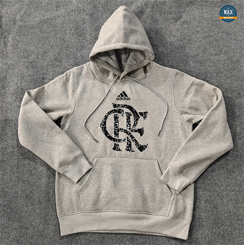 Maillots Veste Sweat A Capuche Flamengo 2024/25 gris
