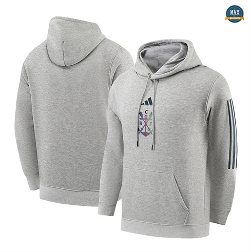 Max Maillots Veste Sweat A Capuche Flamengo 2024/25 gris