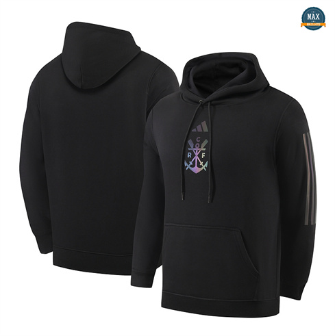 Max Maillot Veste Sweat A Capuche Flamengo 2024/25 noir discout