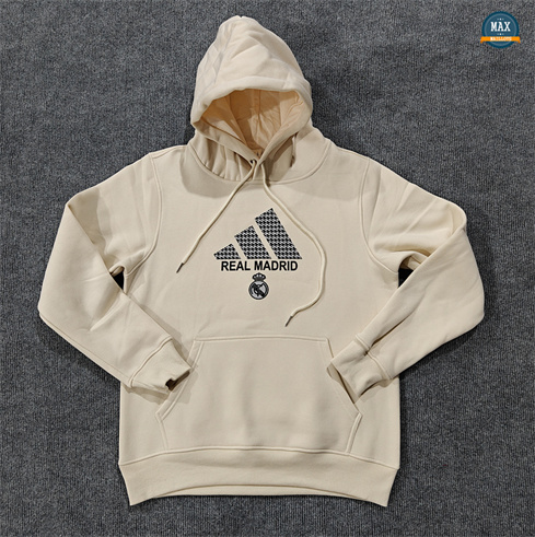 Max Maillot Veste Sweat A Capuche Real Madrid 2024/25 jaune