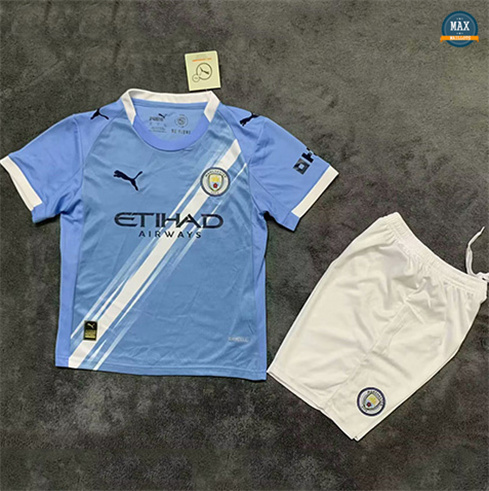 Max Maillots Manchester City Enfant Bleu 2025/26