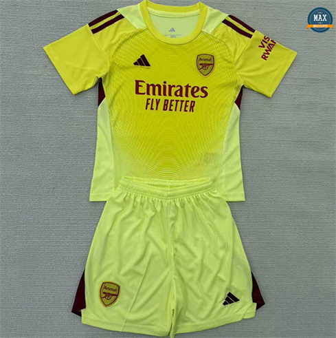 Max Maillots Arsenal Enfant Gardien De But Jaune 2025/26