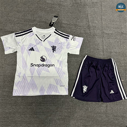 Max Maillot Manchester United Enfant Blanc 2025/26