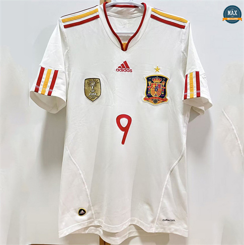 Max Maillots Retro 2011-12 Espagne Exterieur