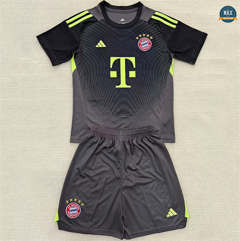 Max Maillots Bayern Munich Enfant Gardien De But noir 2025/26