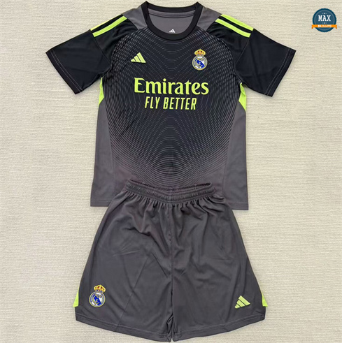 Max Maillots Real Madrid Enfant Gardien De But noir 2025/26