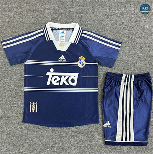 Max Maillot Retro 1998-99 Real Madrid Enfant Exterieur