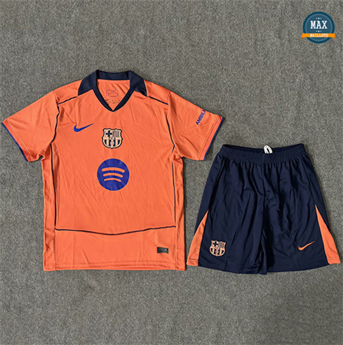 Max Maillots Barcelone Enfant orange 2025/26