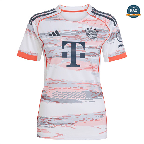 Max Maillots Bayern Munich Femme Exterieur 2025/26