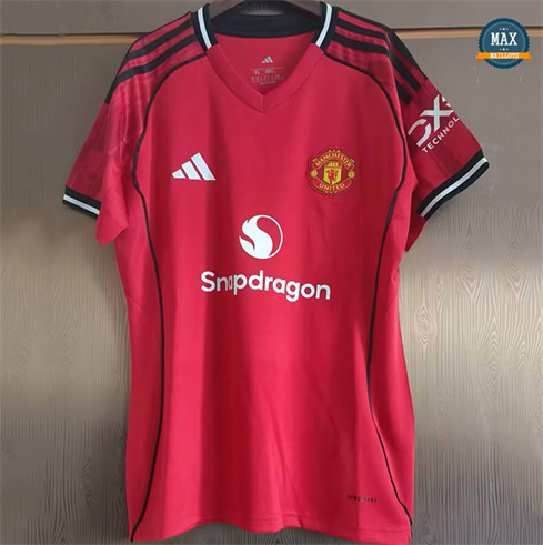 Max Maillot Manchester United Femme Domicile 2025/26