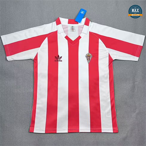 Max Maillot Retro 1986-88 Sporting Gijon Domicile