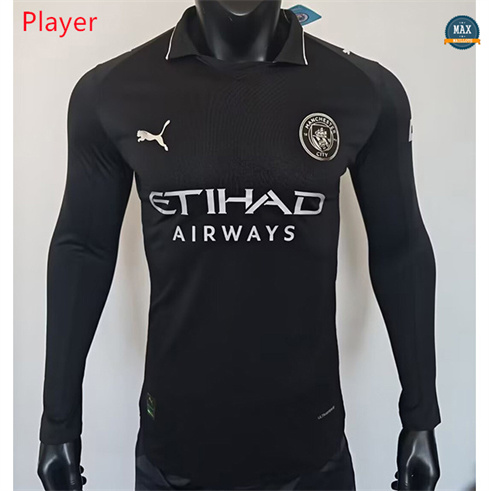 Maillot Foot Player Version 2025/26 Manchester City Exterieur Manche Longue