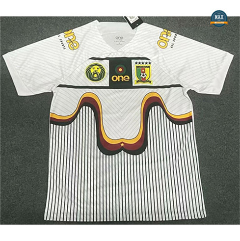 Max Maillot Foot Cameroun Nouvelles Blanc 2023/24 fiable