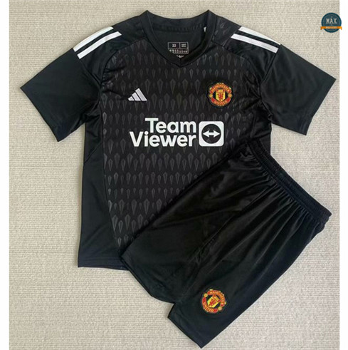 Max Maillot Manchester United Enfant Gardien de but Noir 2023/24