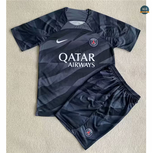 Max Maillot Paris Saint Germain Enfant Gardien de but Gris/Noir 2023/24