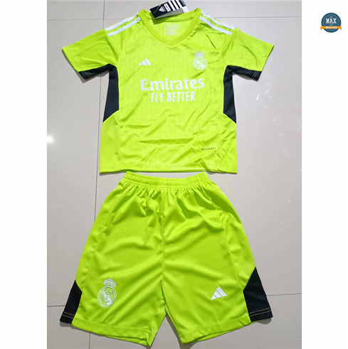 Max Maillot Real Madrid Enfant Gardien de but Vert 2023/24