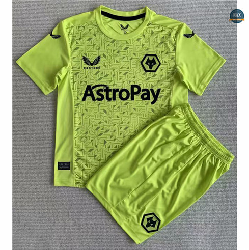 Max Maillot Wolverhampton Enfant Gardien de but Vert 2023/24