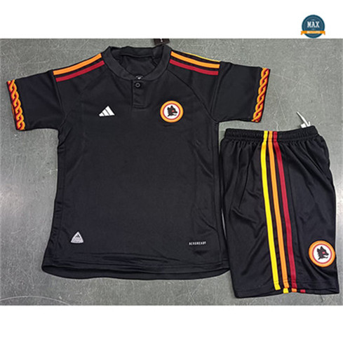 Max Maillot Foot AS Roma Enfant Third 2023/24 fiable