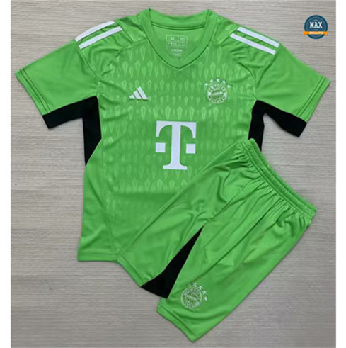 Max Maillot Foot Bayern Munich Enfant Gardien de but Vert 2023/24 fiable