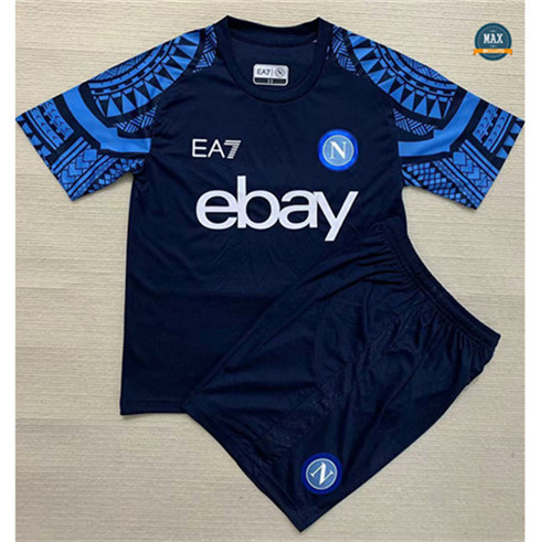 Max Maillot Foot Naples Enfant Training Bleu 2023/24 fiable